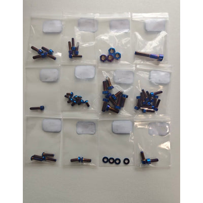 Surron Light Bee titanium bolt kit - 55 bolts