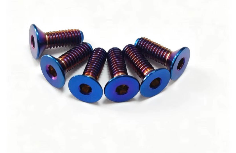 Bashguard titanium bolts (set of 12)