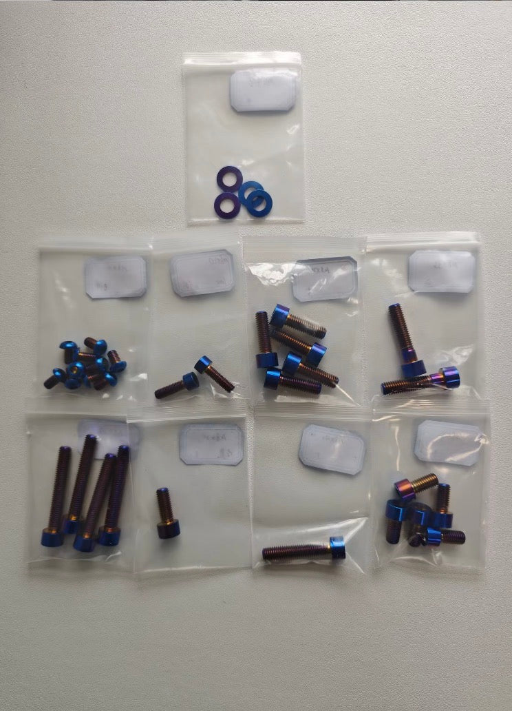 Sur-ron ultra bee titanium bolt kit (57 bolts)