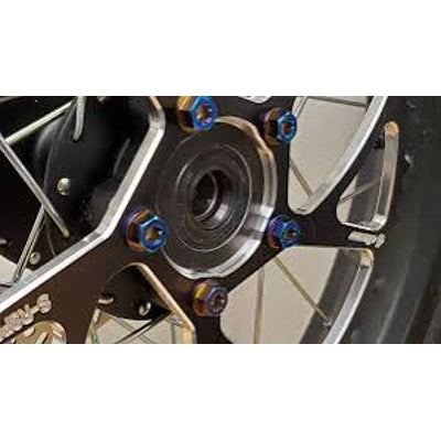 Sur-ron titanium rear sprocket bolts (set of 5)
