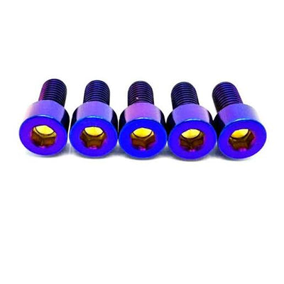 Sur-ron titanium rear sprocket bolts (set of 5)